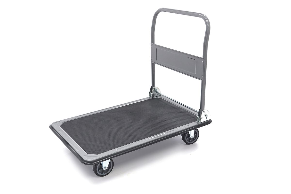 HBM Carro de transporte plegable 350 Kilo, Carro de transporte con freno