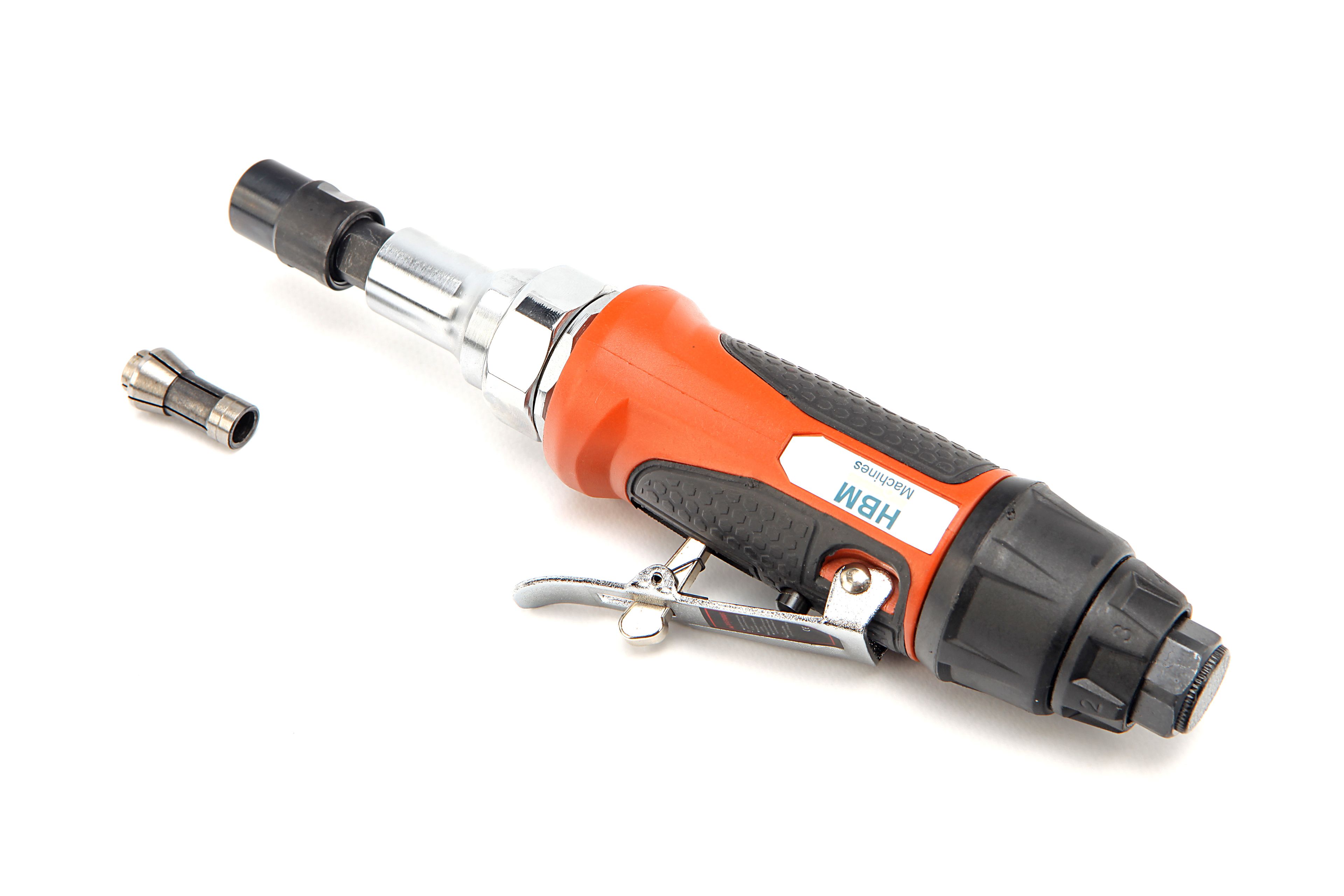 HBM Profi Variabele Pneumatische Stiftslijper met 25mm Hals