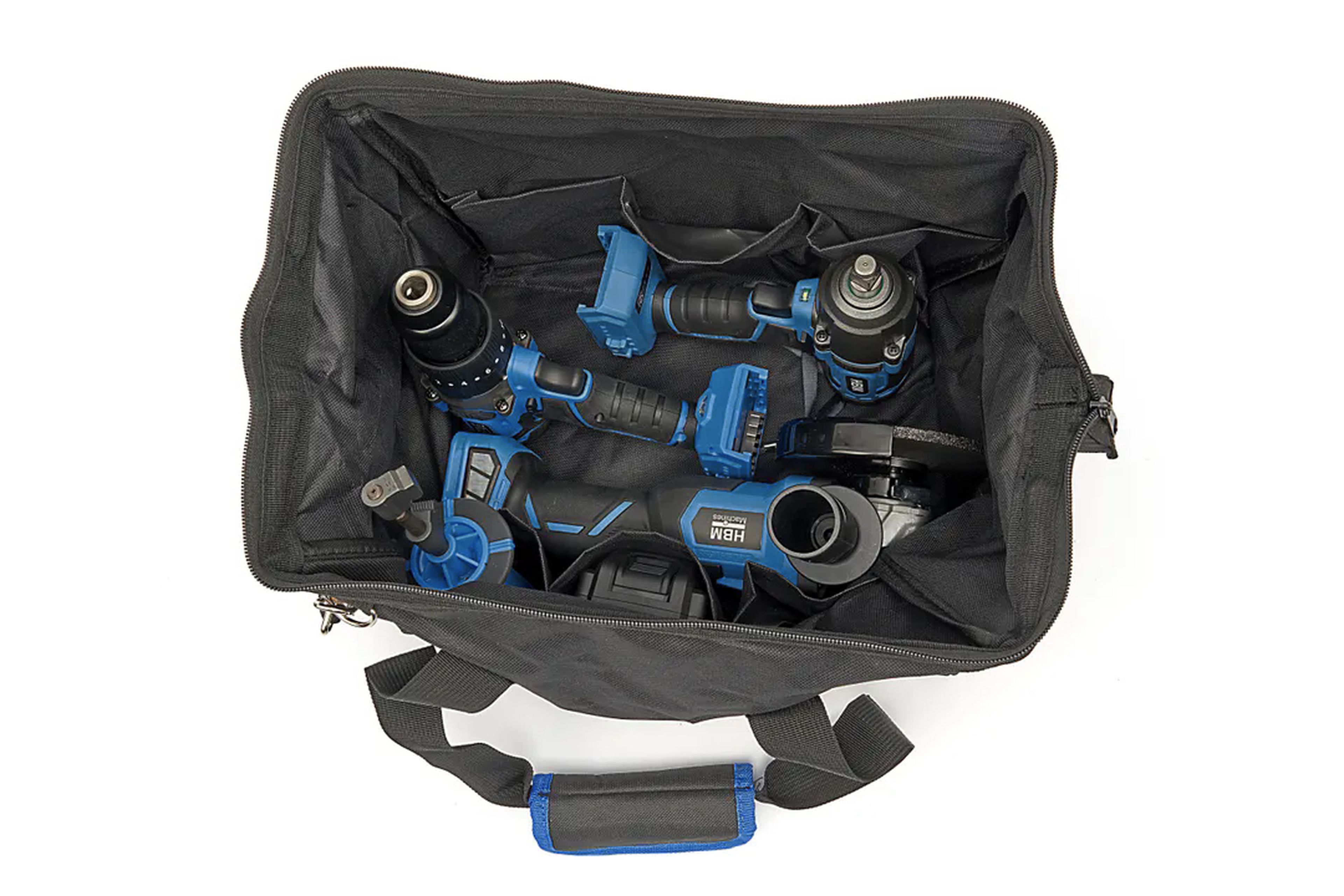 HBM accu combiset, haakse slijper, slagmoersleutel, boormachine 20 Volt Image 19