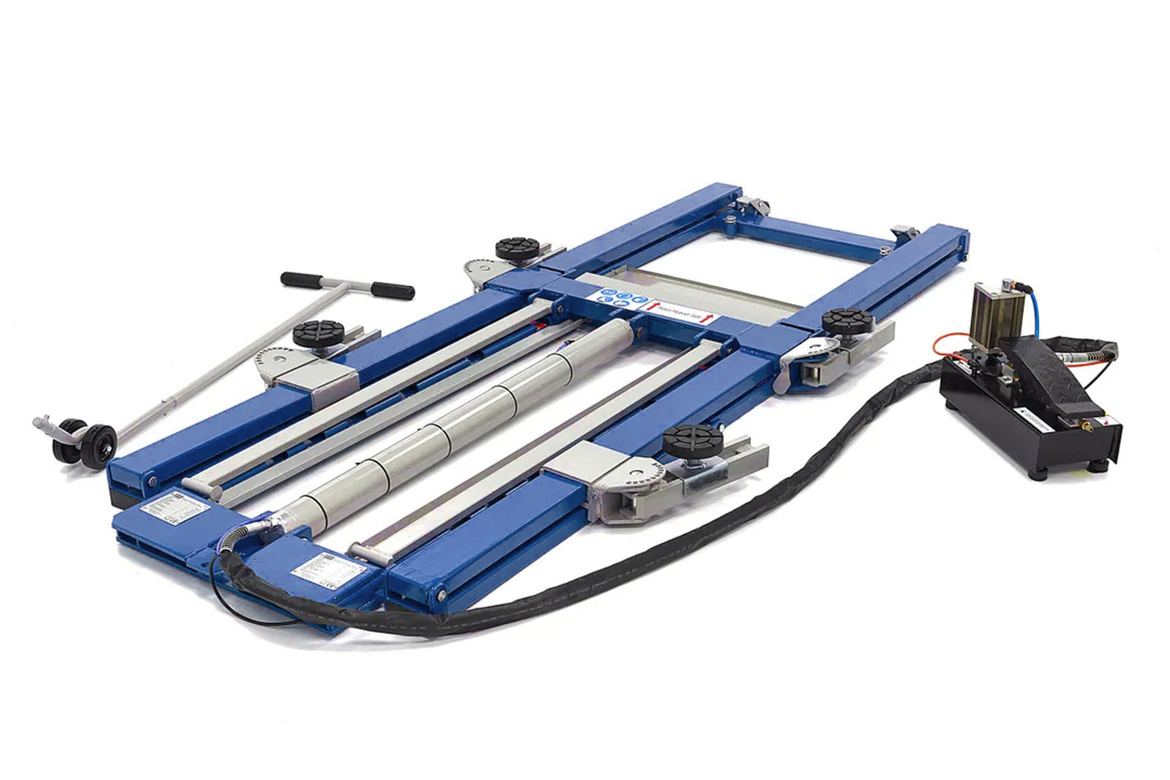 HBM 2500 Kg. Poetsbrug, Autobrug, Bandenbrug, Verstelbaar, Extra Laag Image 7