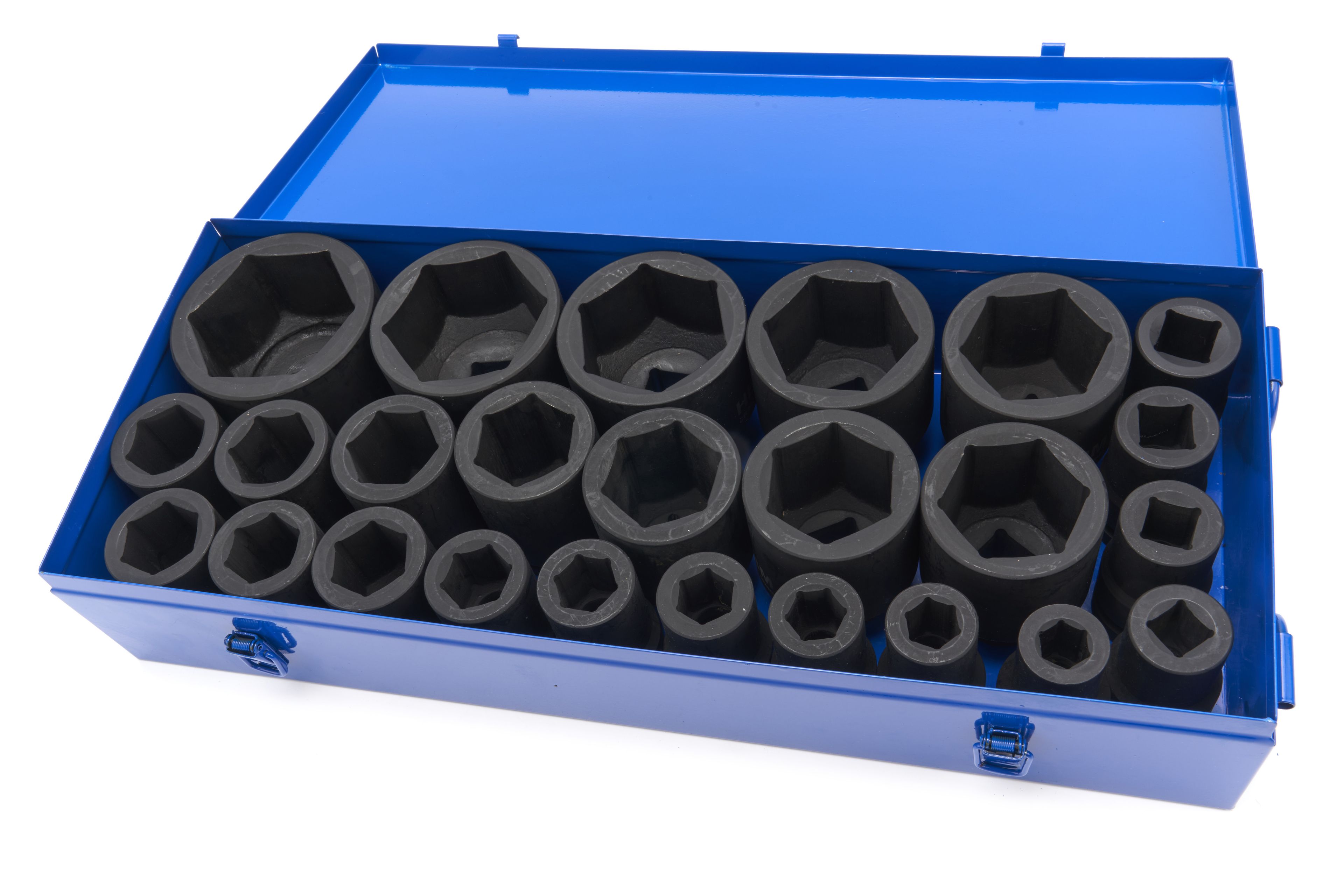 HBM krachtdoppenset zeskant 1 inch, 17 - 75 mm, 25-delig Image 2