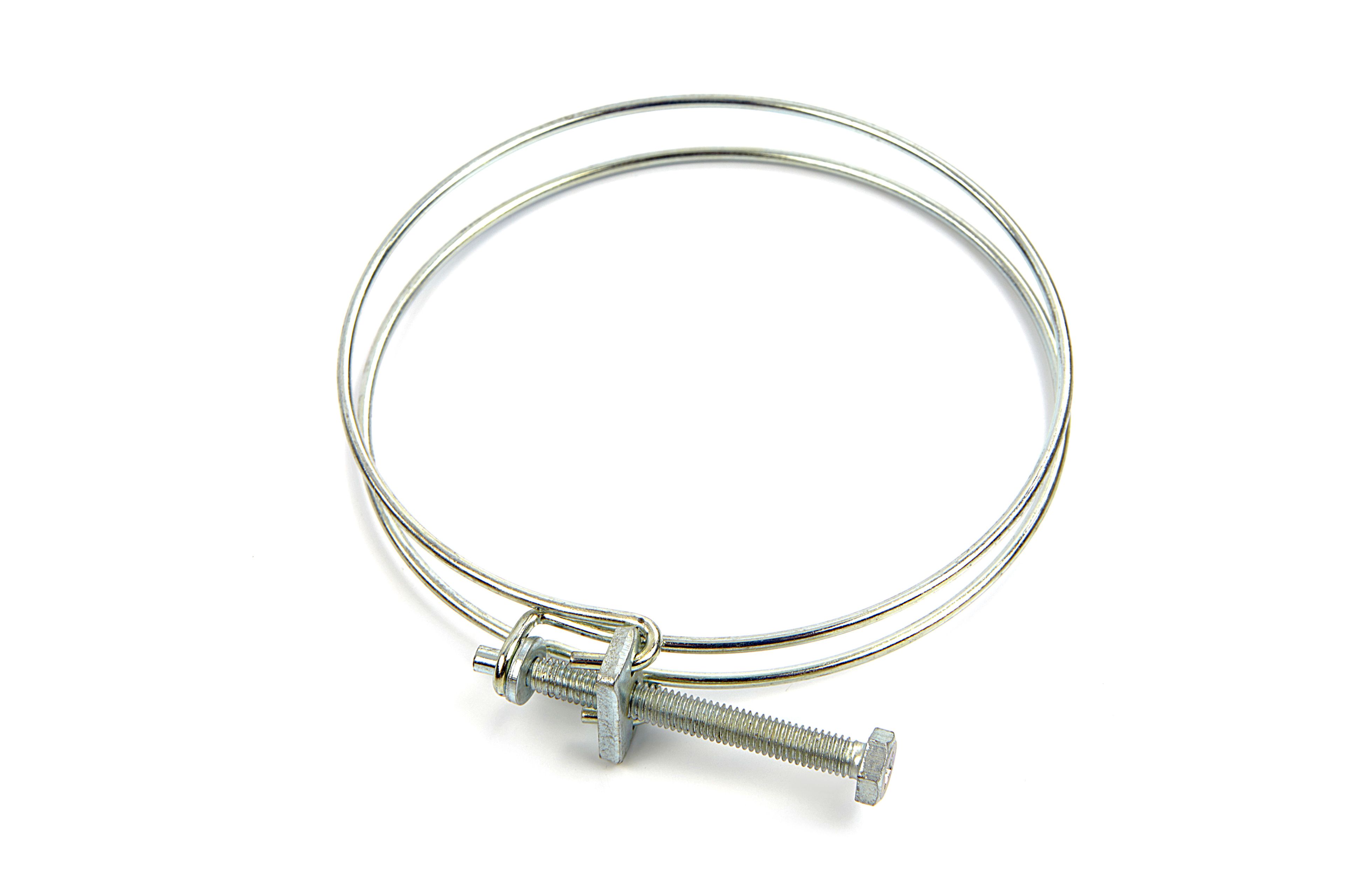 Collier de serrage pour conduit d'extraction HBM