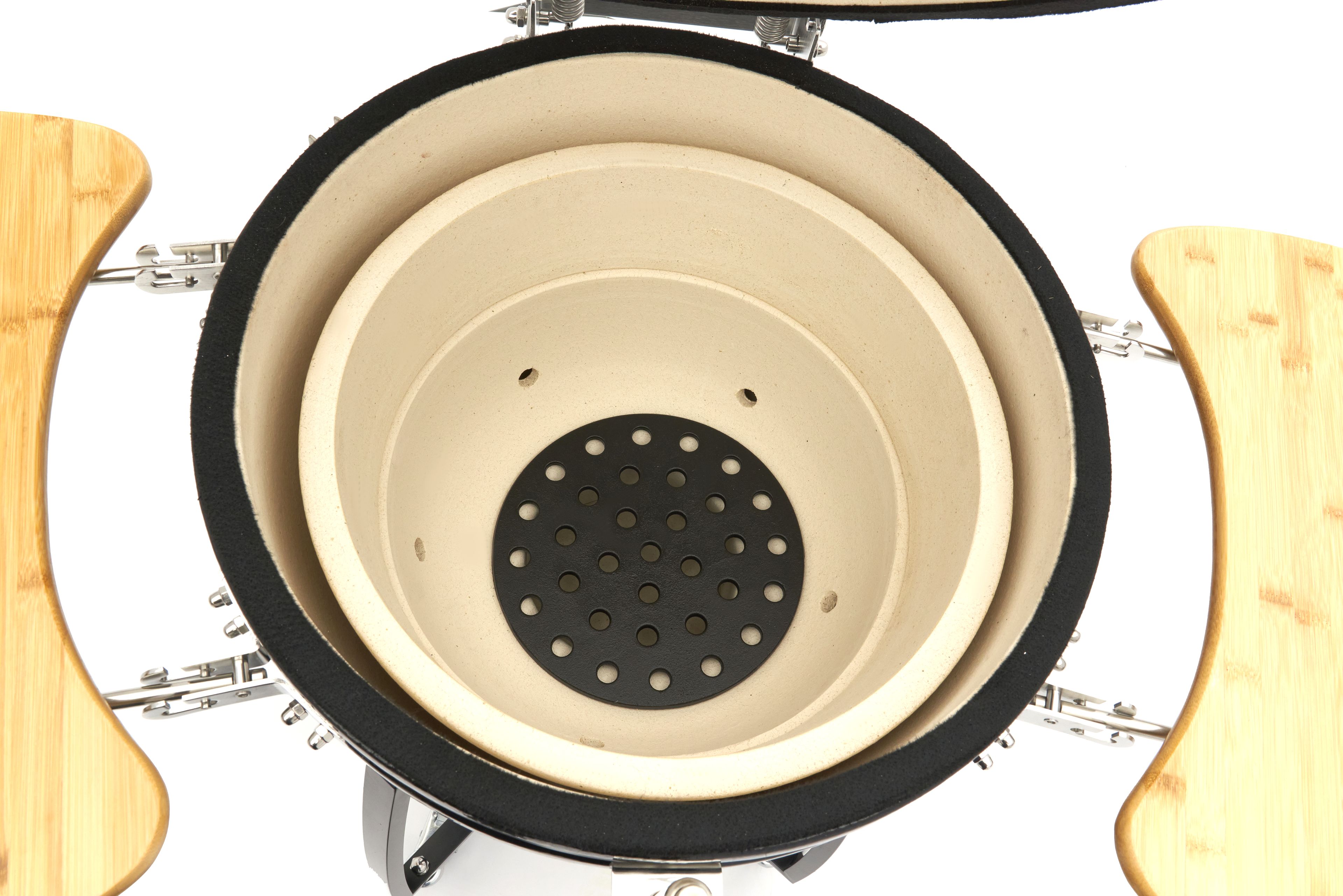 Barbecue en céramique de 60 cm sur roulettes Black Edition Image 12