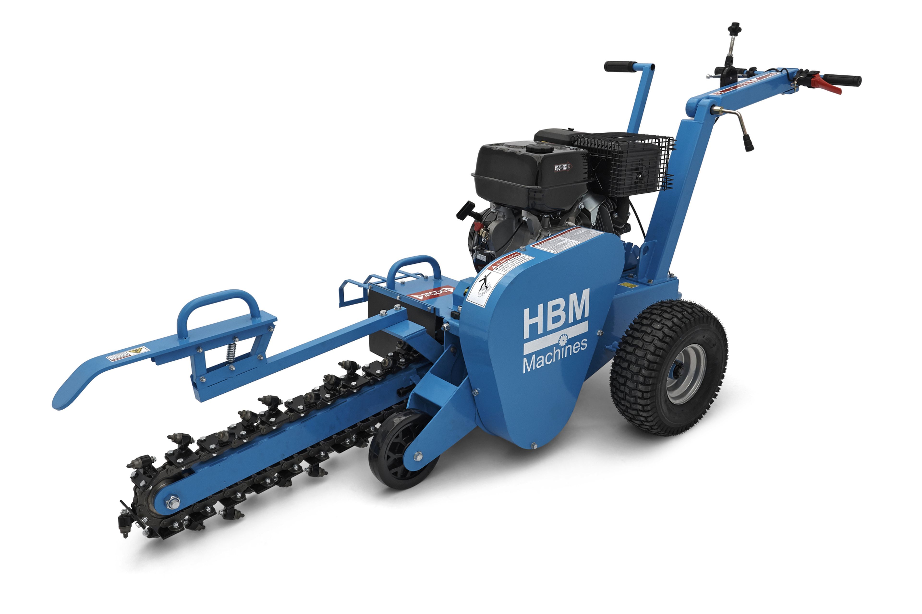 HBM Professional 15 HP Grabenfräse / Kabelschneider Image 4
