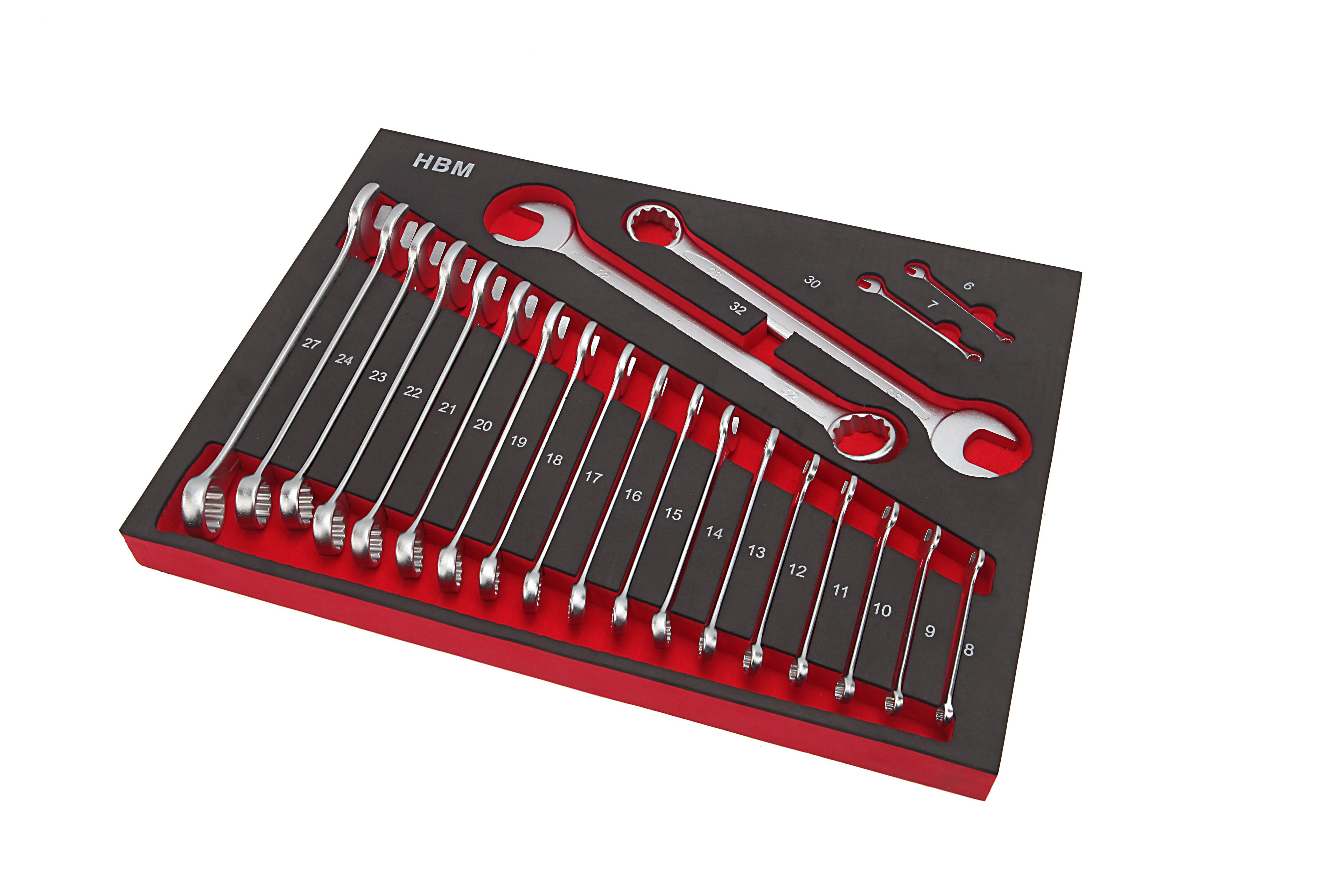 HBM deluxe gevulde gereedschapswagen, 283 delig, zwart Image 16