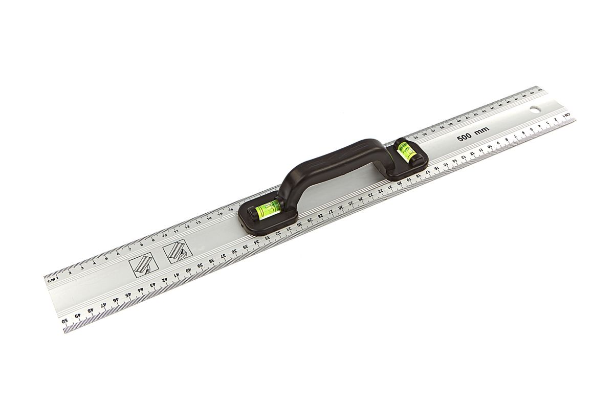 Toolpack 500 mm Anreißlineal mit Wasserwaage