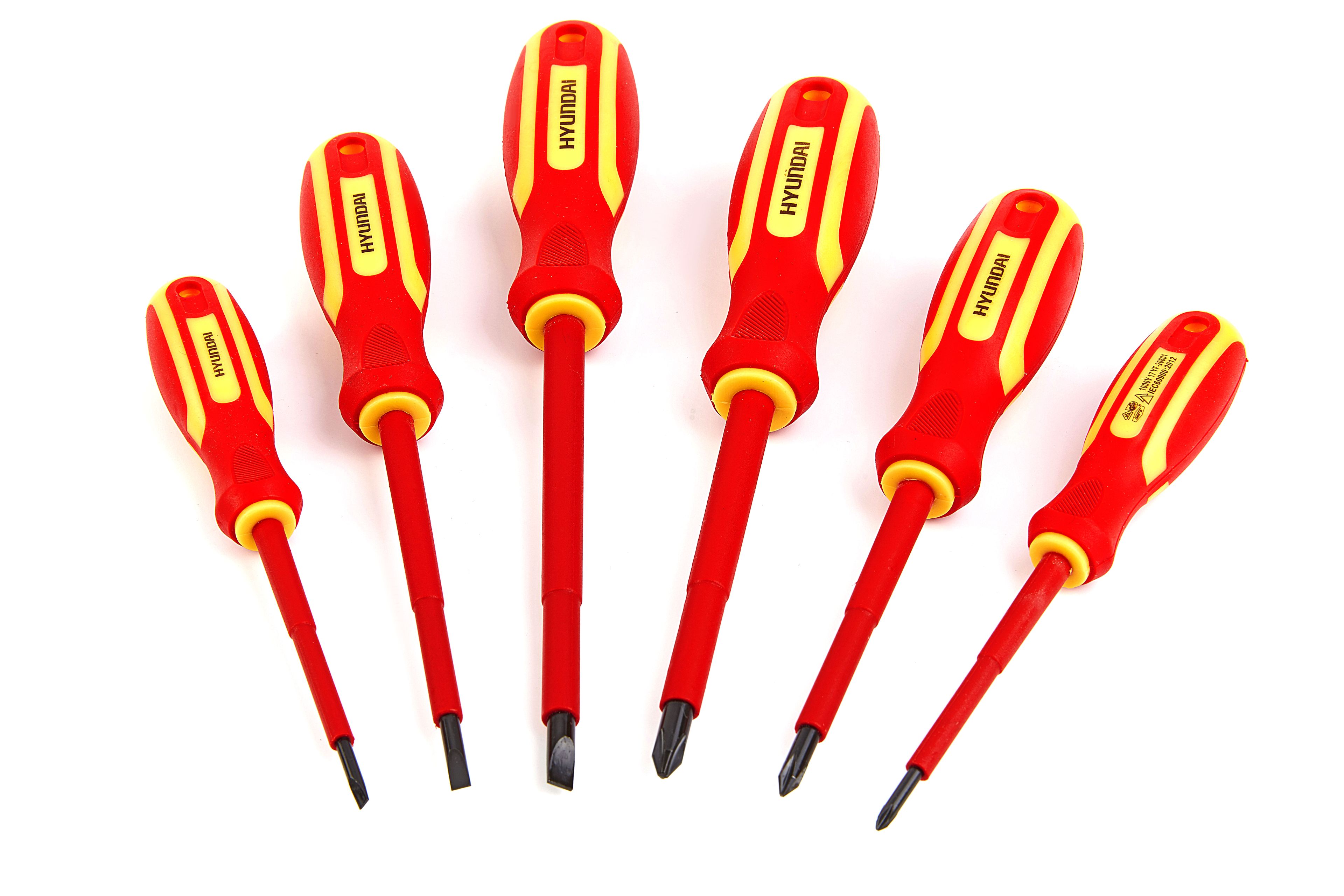 Set di cacciaviti VDE Hyundai 6 Pezzi