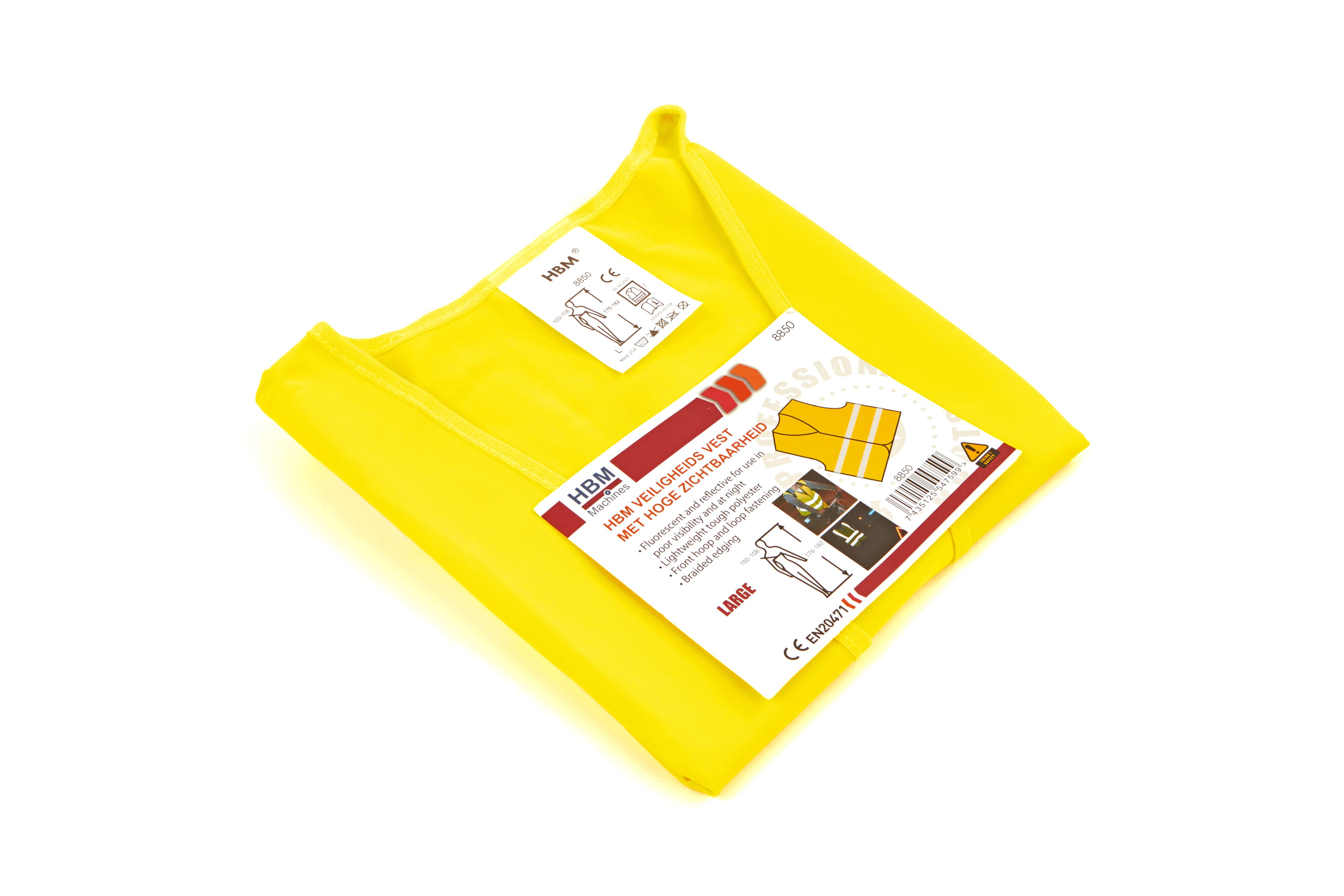HBM Giubbotto di Sicurezza ad Alta Visibilità