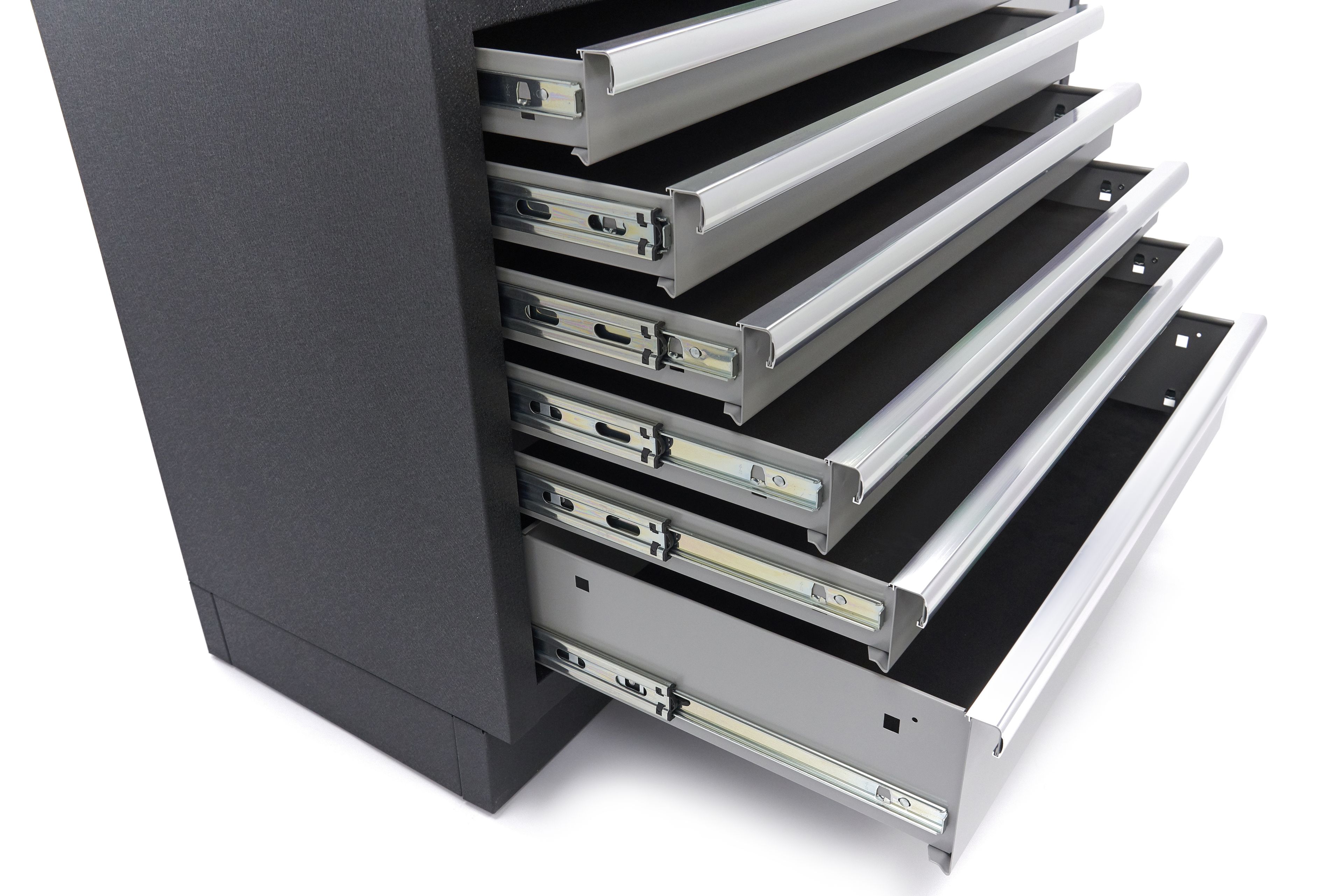 HBM 7 cassetti 132 cm. Armadio portautensili professionale, banco da lavoro con porta per attrezzatura da officina Image 7