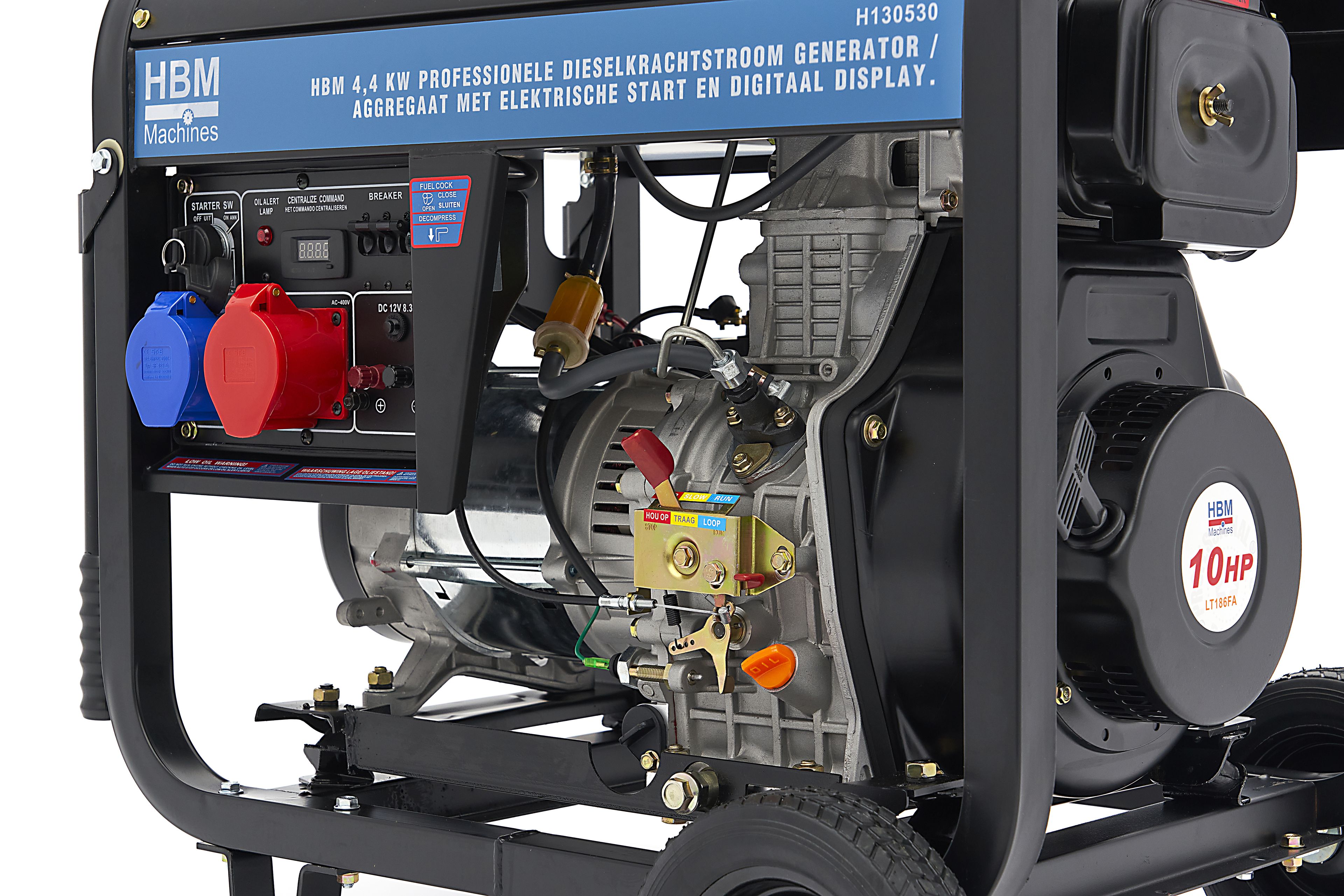 HBM 3000 Watt Generator mit 418 cm³ Dieselmotor, 230V Image 9