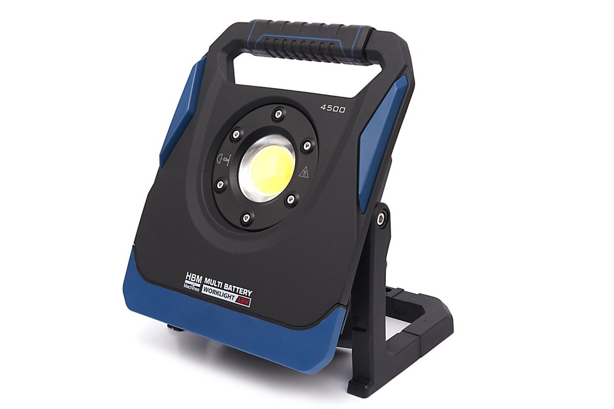 HBM foco de obra LED multibatería 45 W 5000 lúmenes 5000 K clase 3
