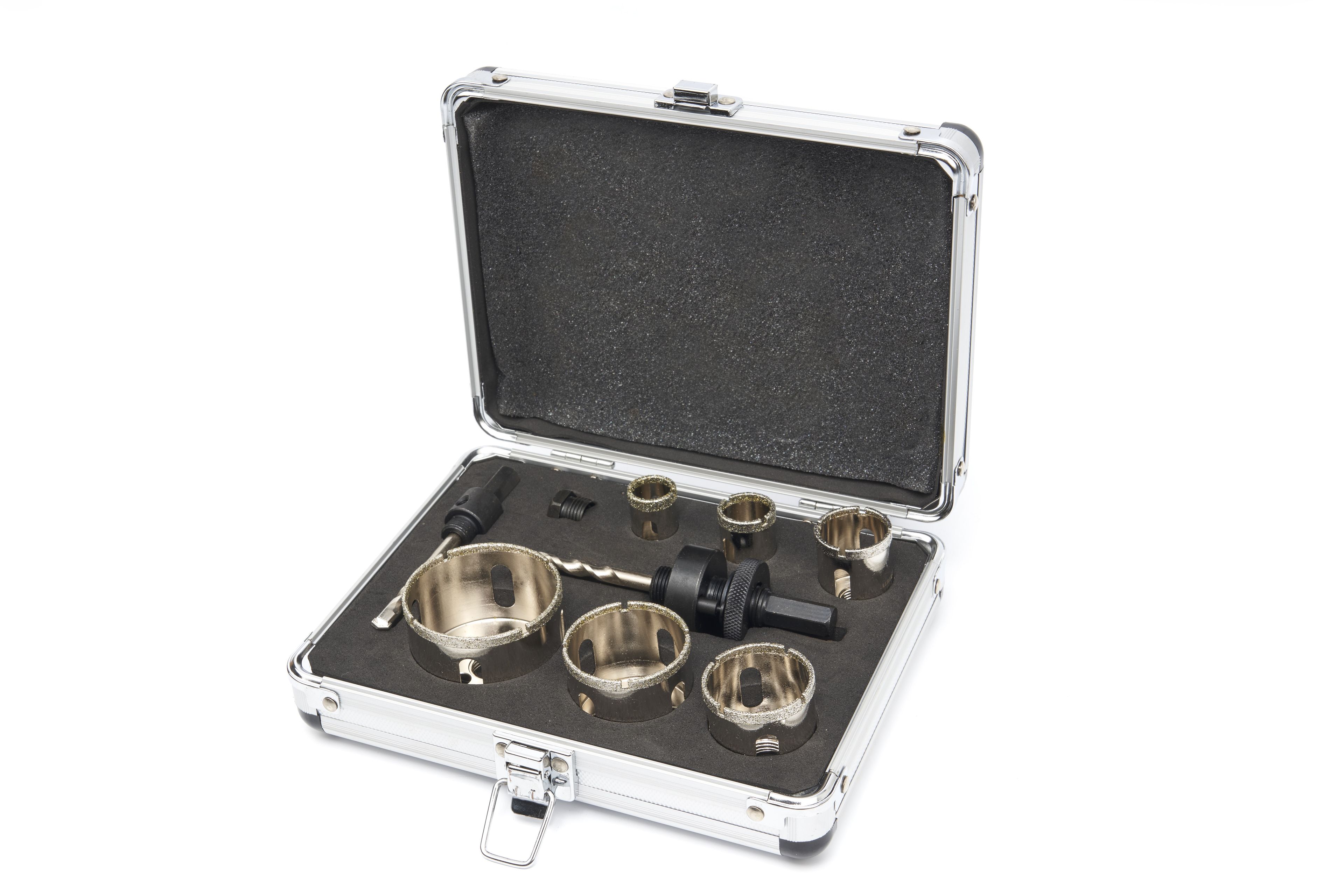 HBM Jeu de scies cloches diamantées professionnelles 11 pièces 19 - 57 mm Image 4