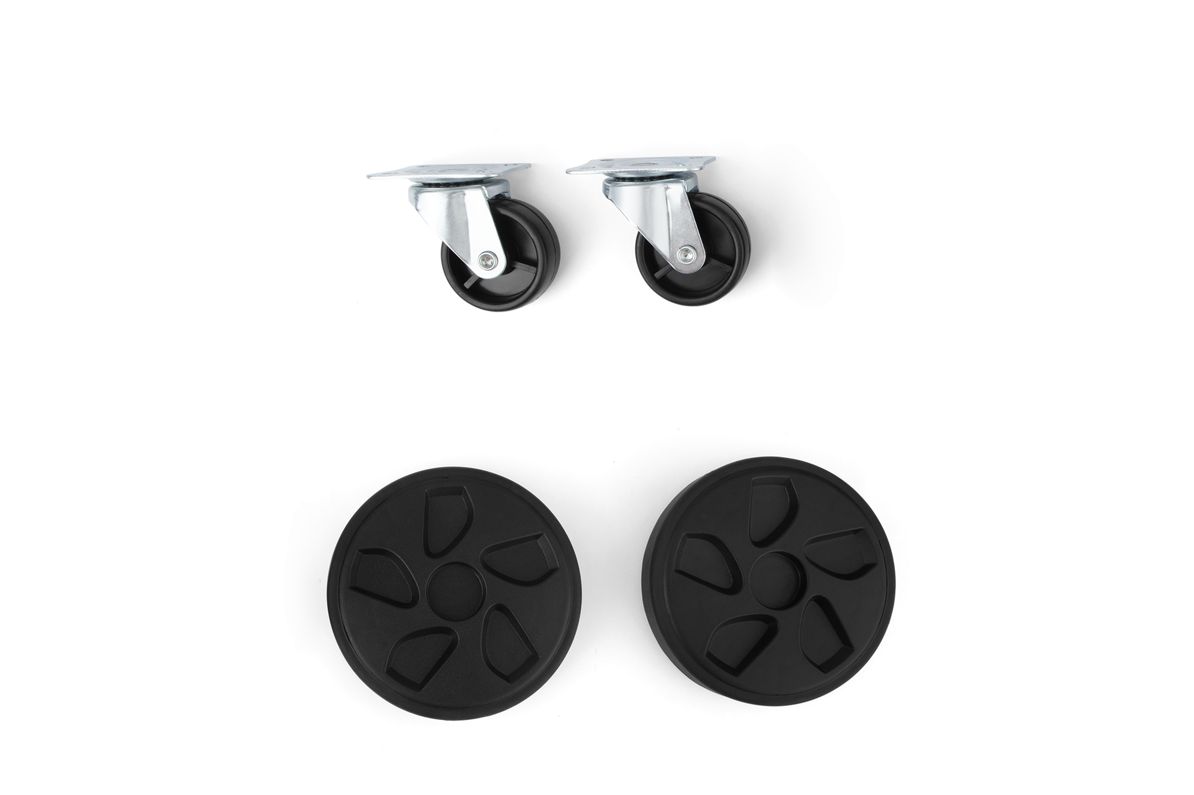 HBM ruote rotanti 4 pezzi aspiratore industriale 60 L