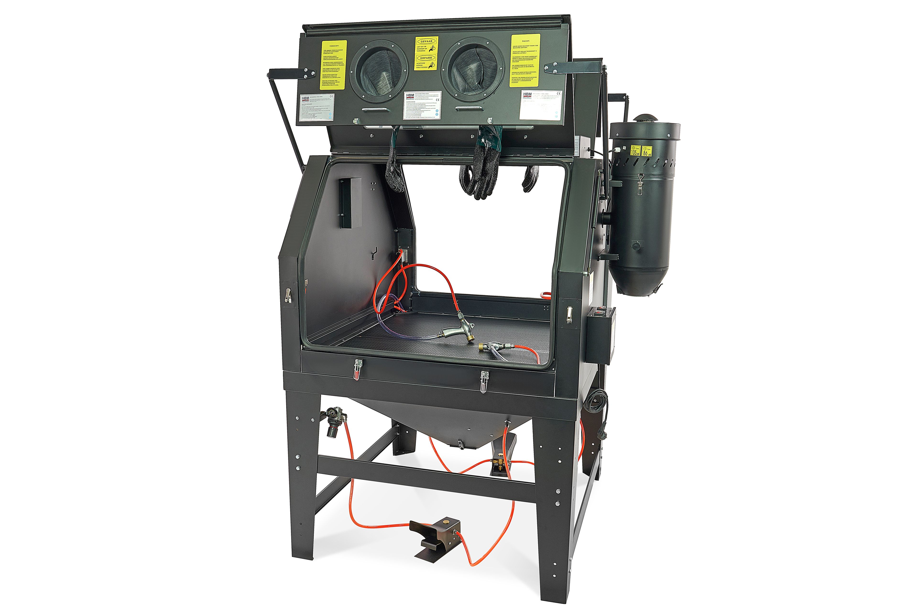 Cabine anti-explosion noire HBM SBC 1200 avec extraction Image 13