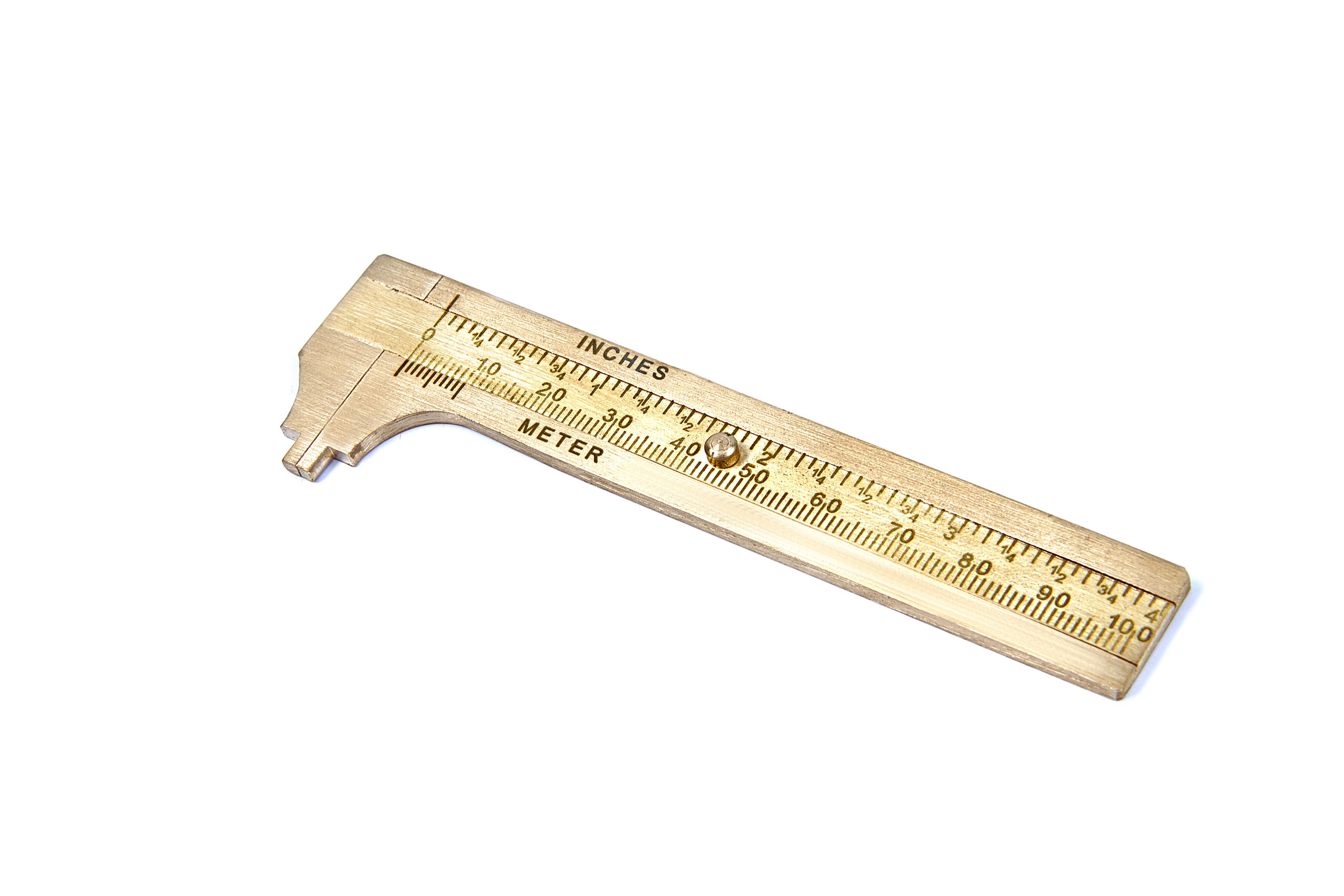 HBM 100 mm Messing Analoge Schuifmaat Image 2