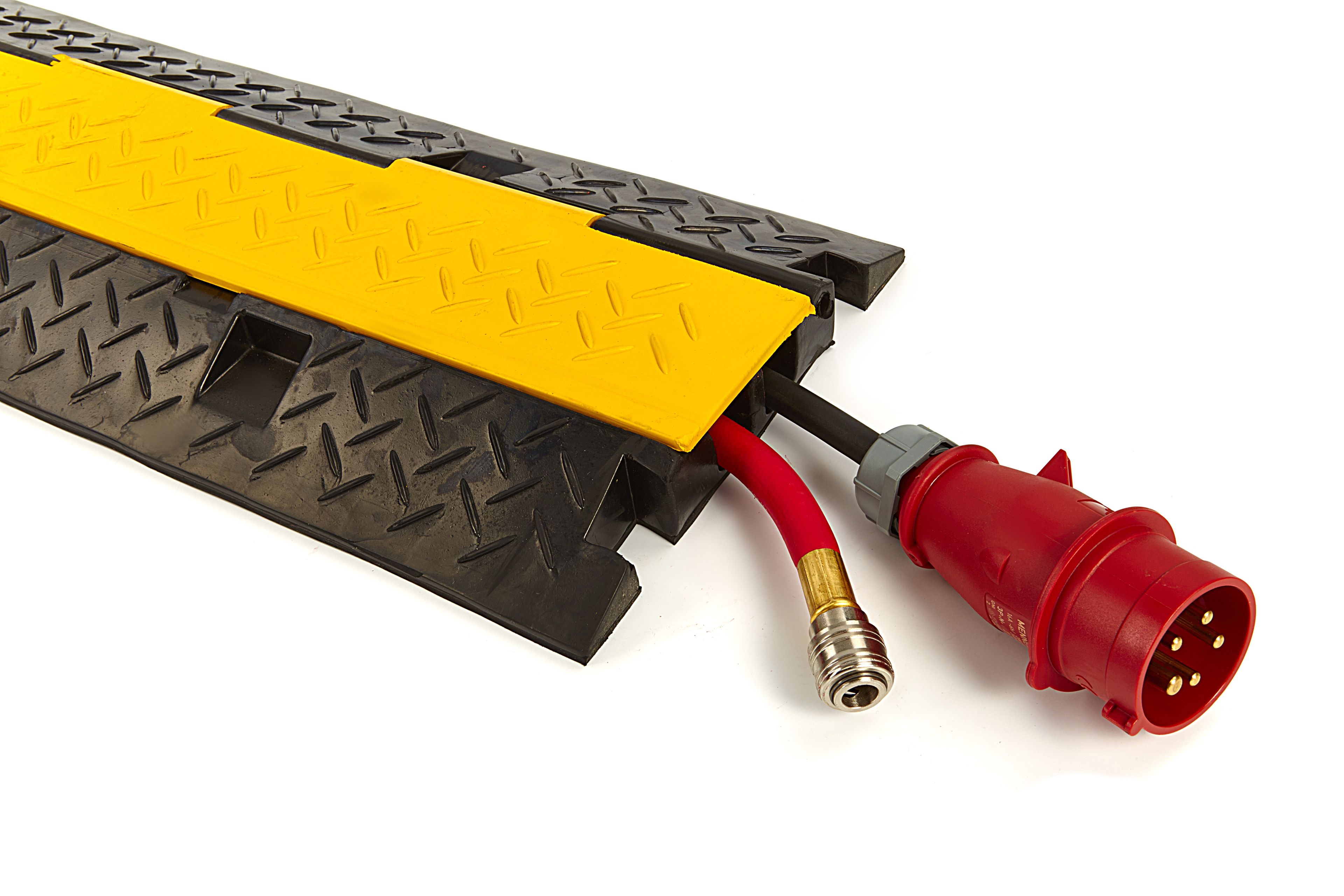 HBM 100 cm Pont de câbles / Chemin de câbles avec volet et 2 canaux Image 4