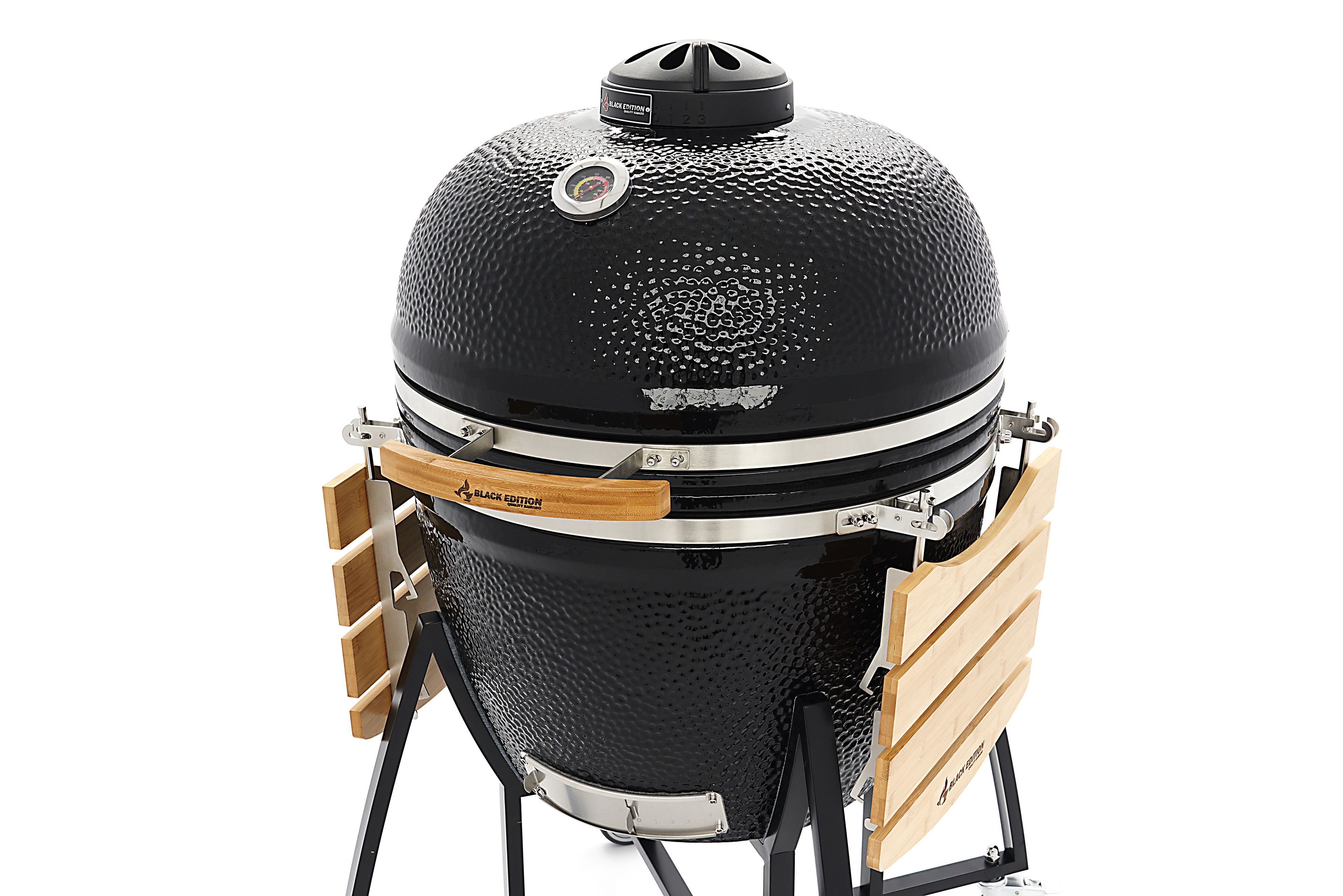 Barbecue en céramique de 68 cm sur roulettes Black Edition Image 5