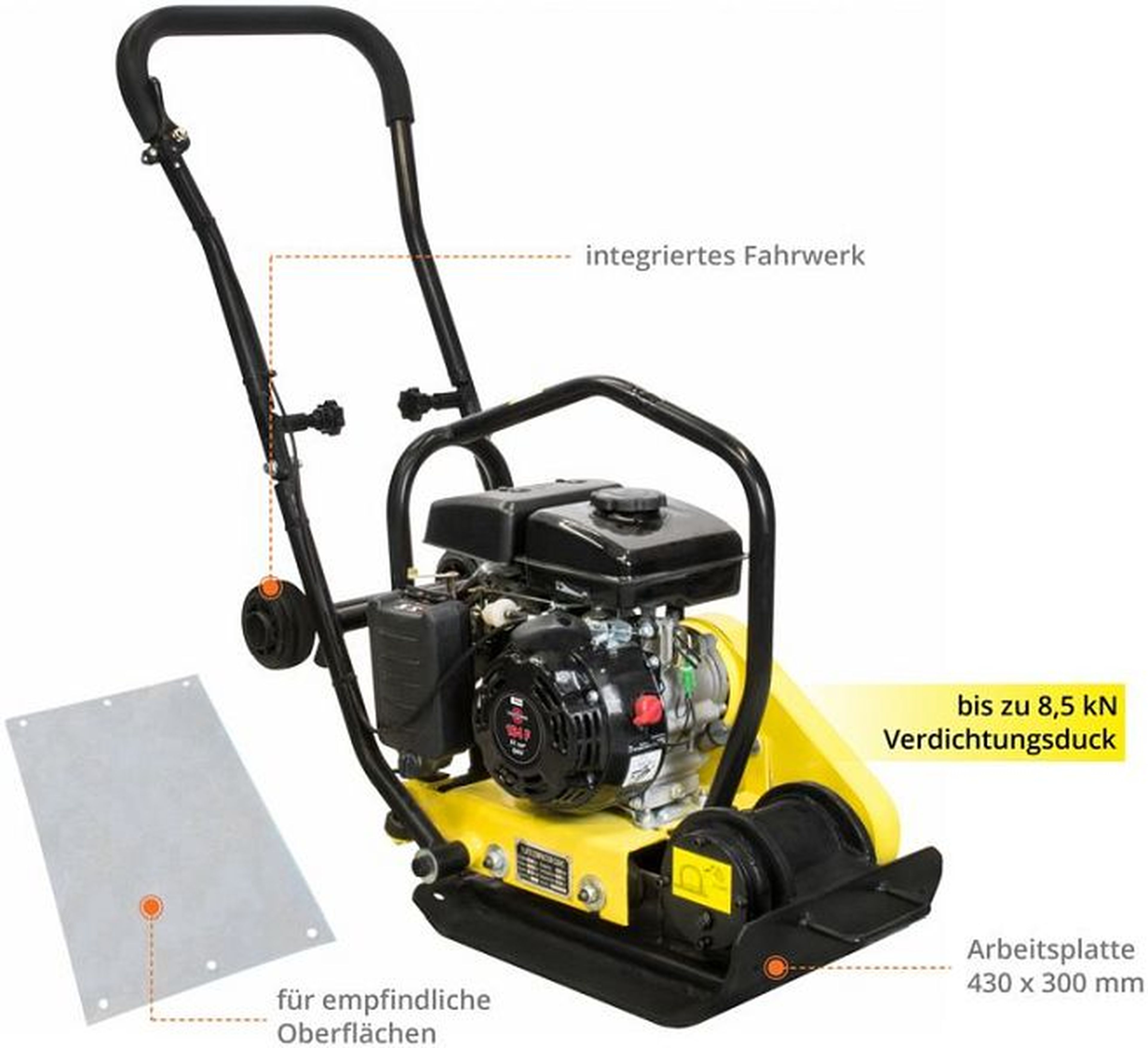 Güde Benzin-Rüttelplatte GRP 50 Image 6