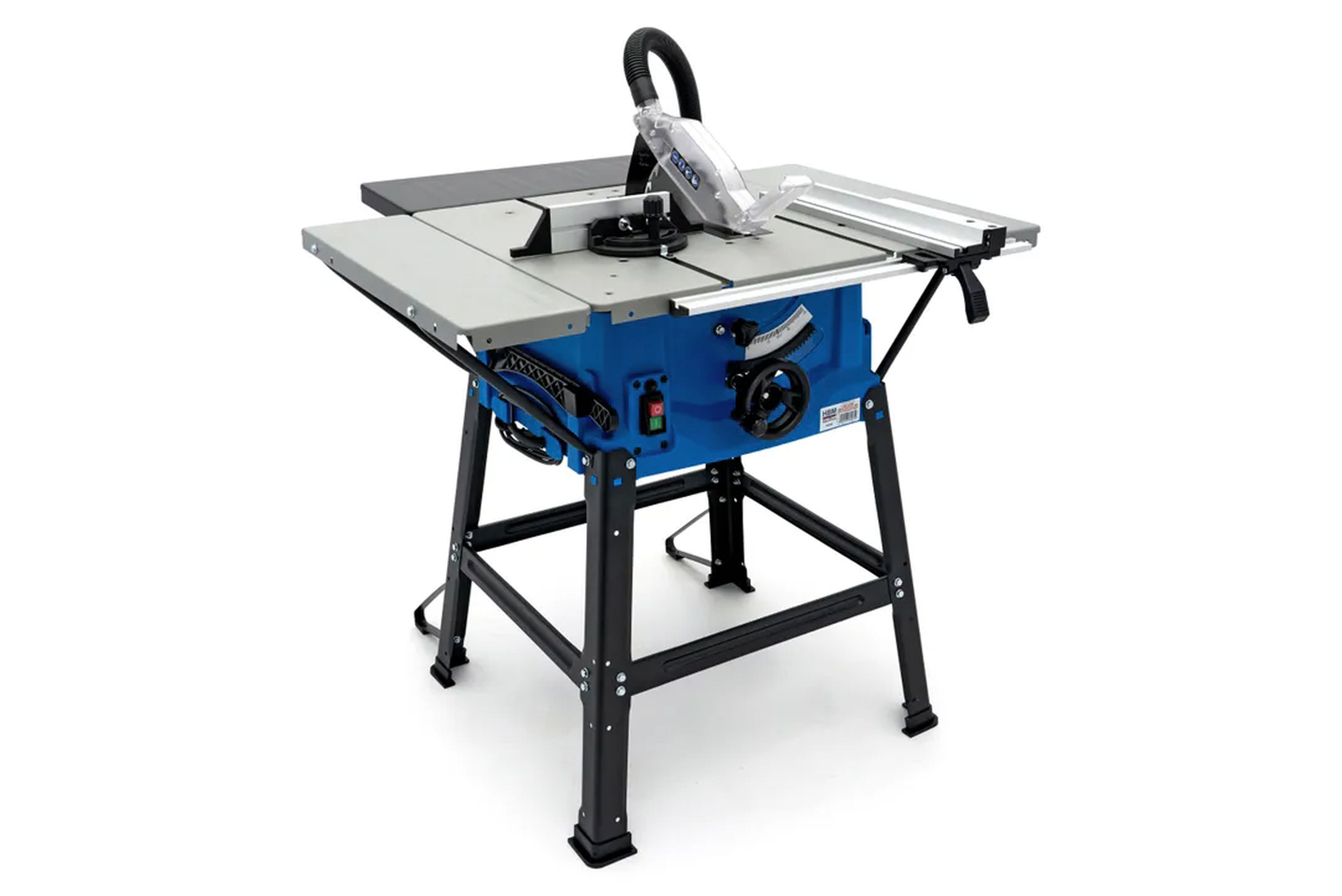 HBM Table de scie circulaire 250 mm avec 2 tablettes latérales 2000 Watt Image 2