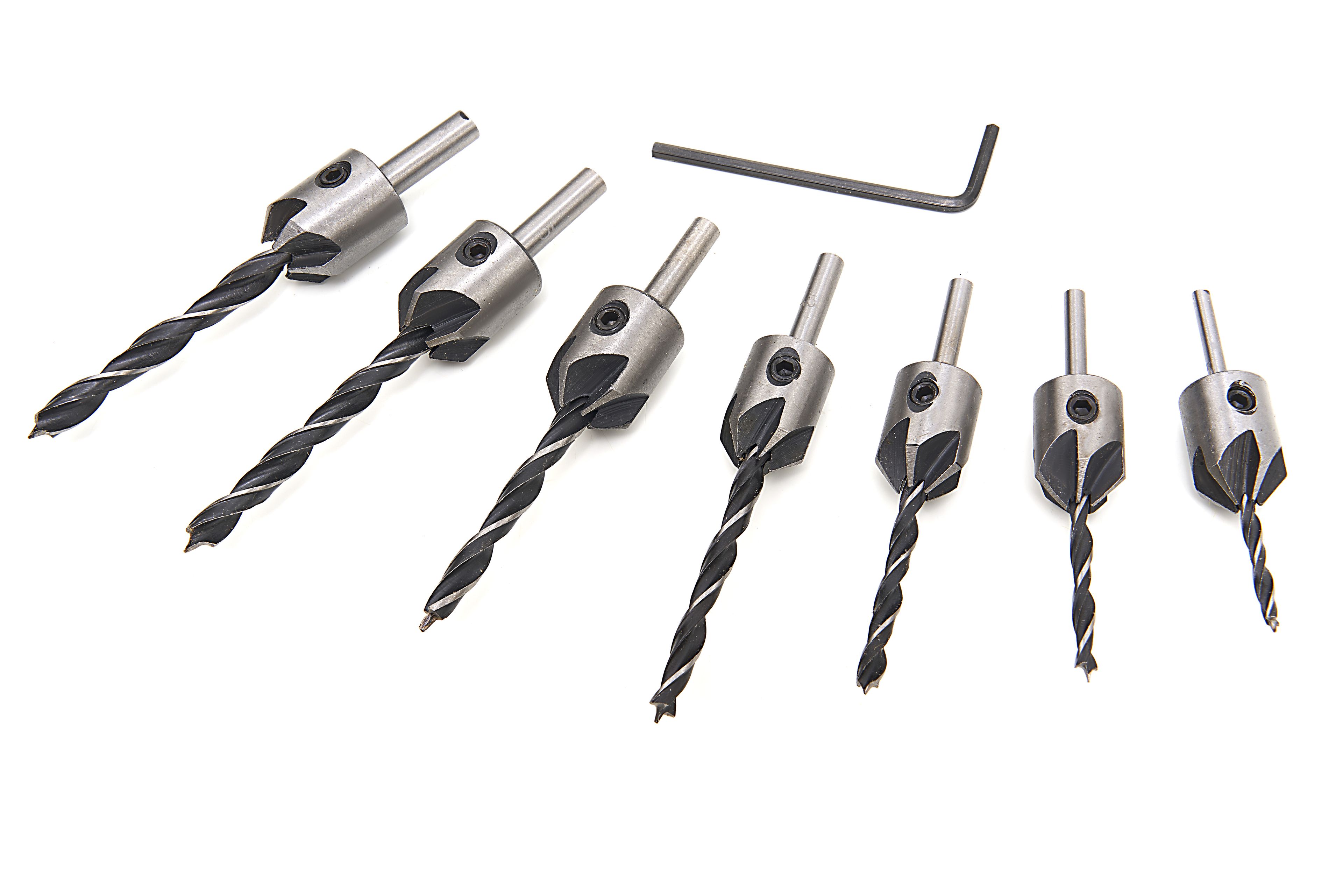 HBM 8 Delige Houtborenset, Verzinkborenset Model 1 Image 3