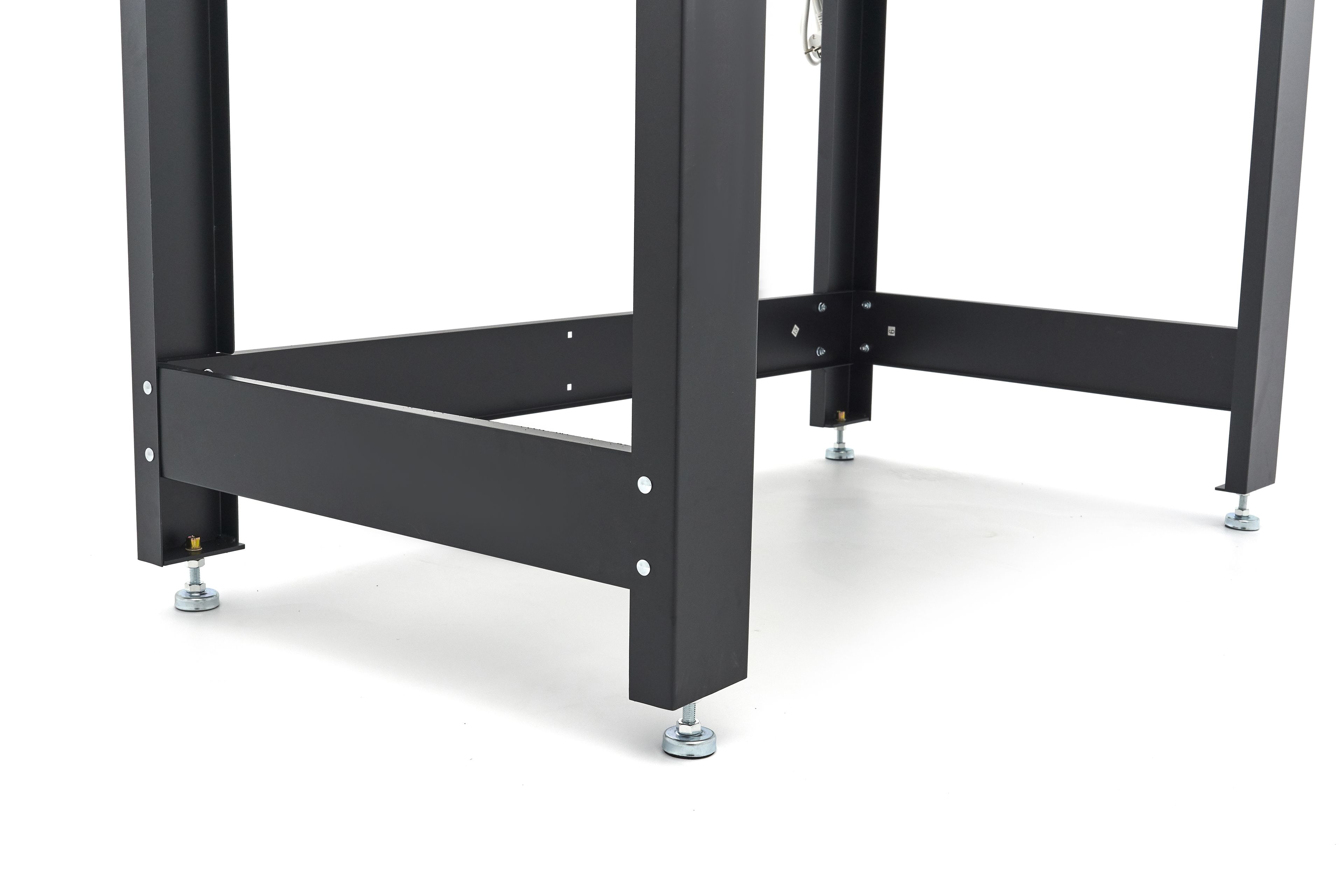 HBM établi 115 cm avec grand tiroir, paroi d’armoire et panneau arrière, noir Image 14