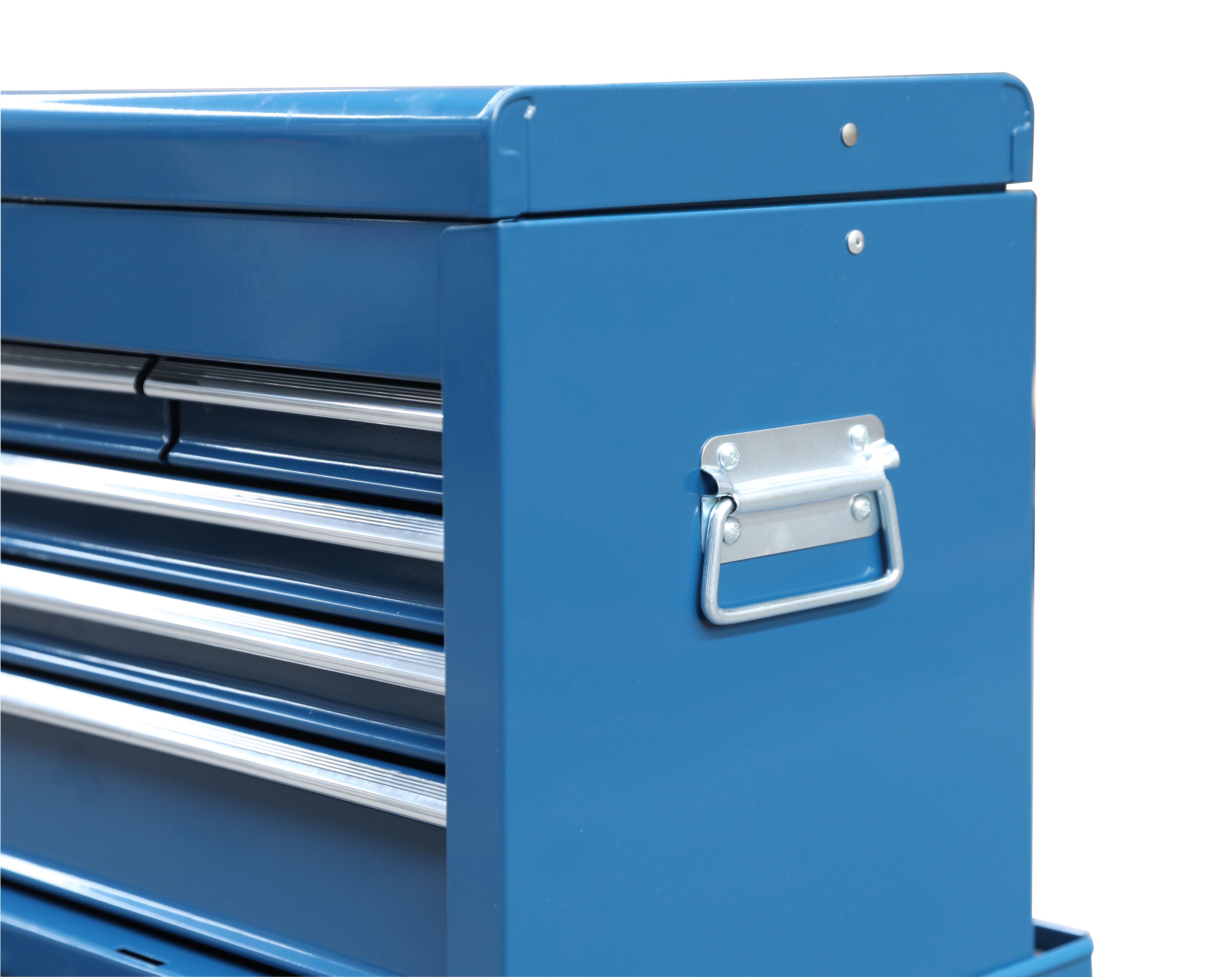 HBM gereedschapswagen inclusief opzetkast, blauw, model 2 Image 3