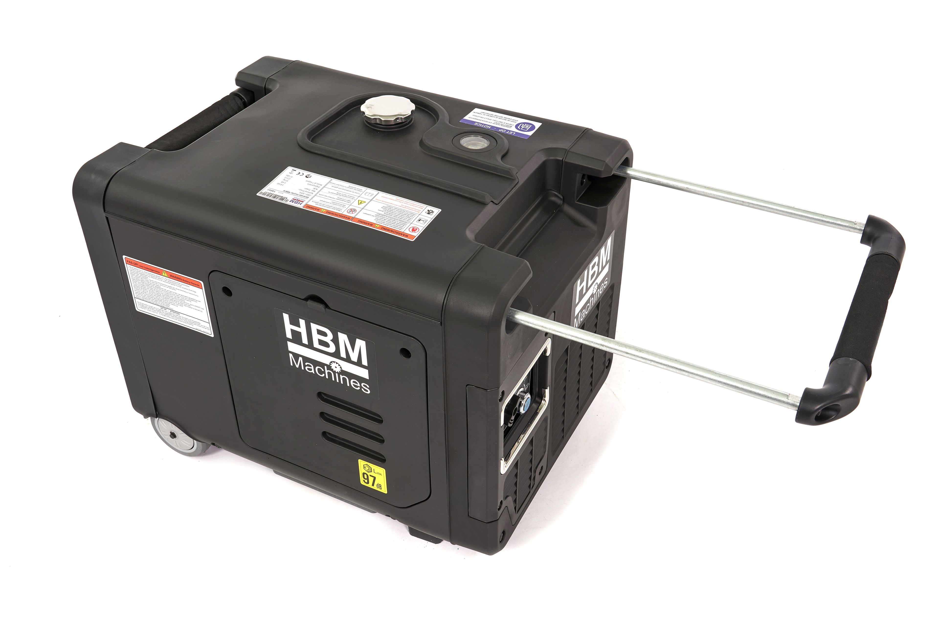 HBM Inverter-Generator mit 223 cm³ Benzinmotor 2×230V/2×12V 4000W Image 5