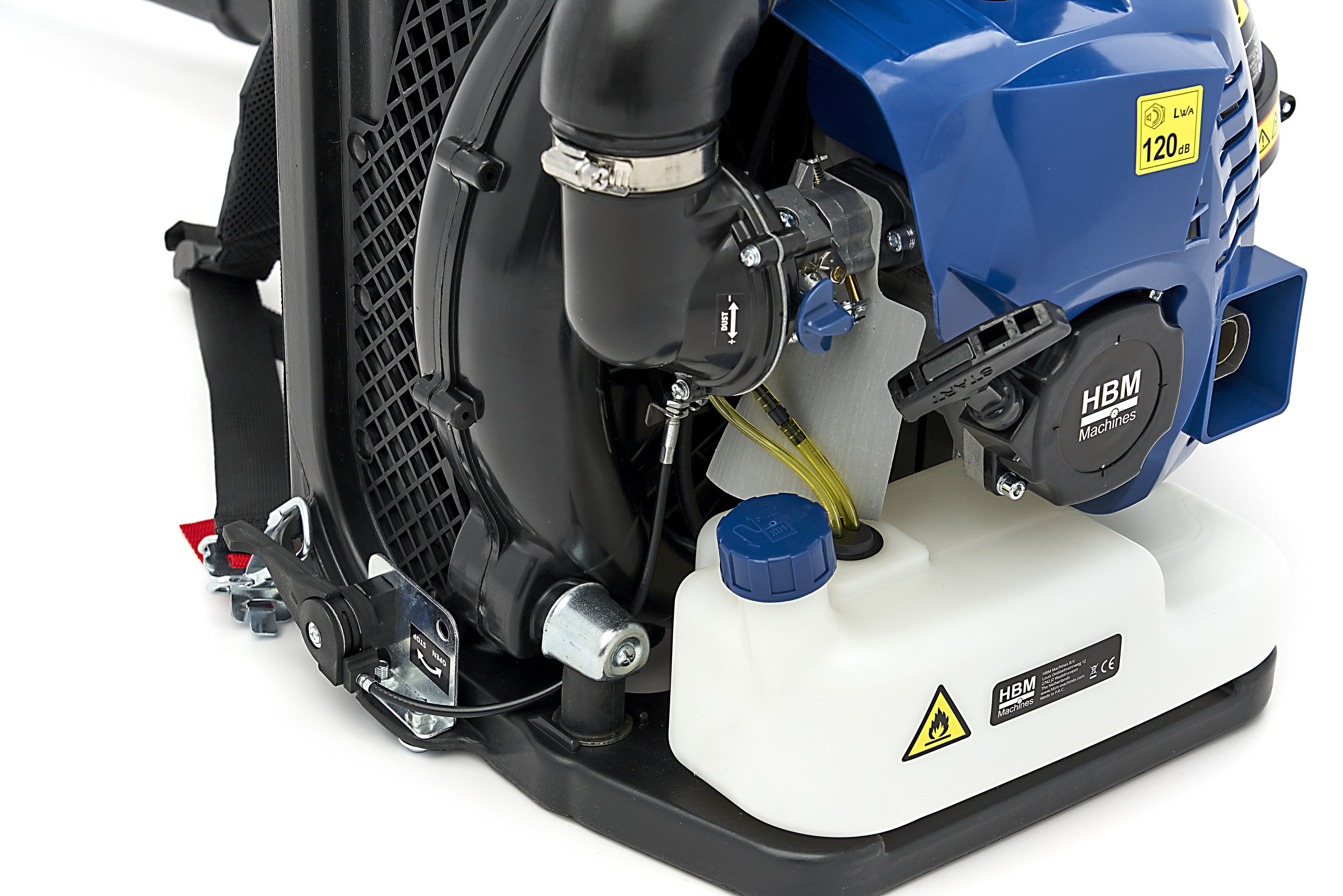 HBM Ruggedragen bladblazer 79.4 cc 2-takt benzine Image 9