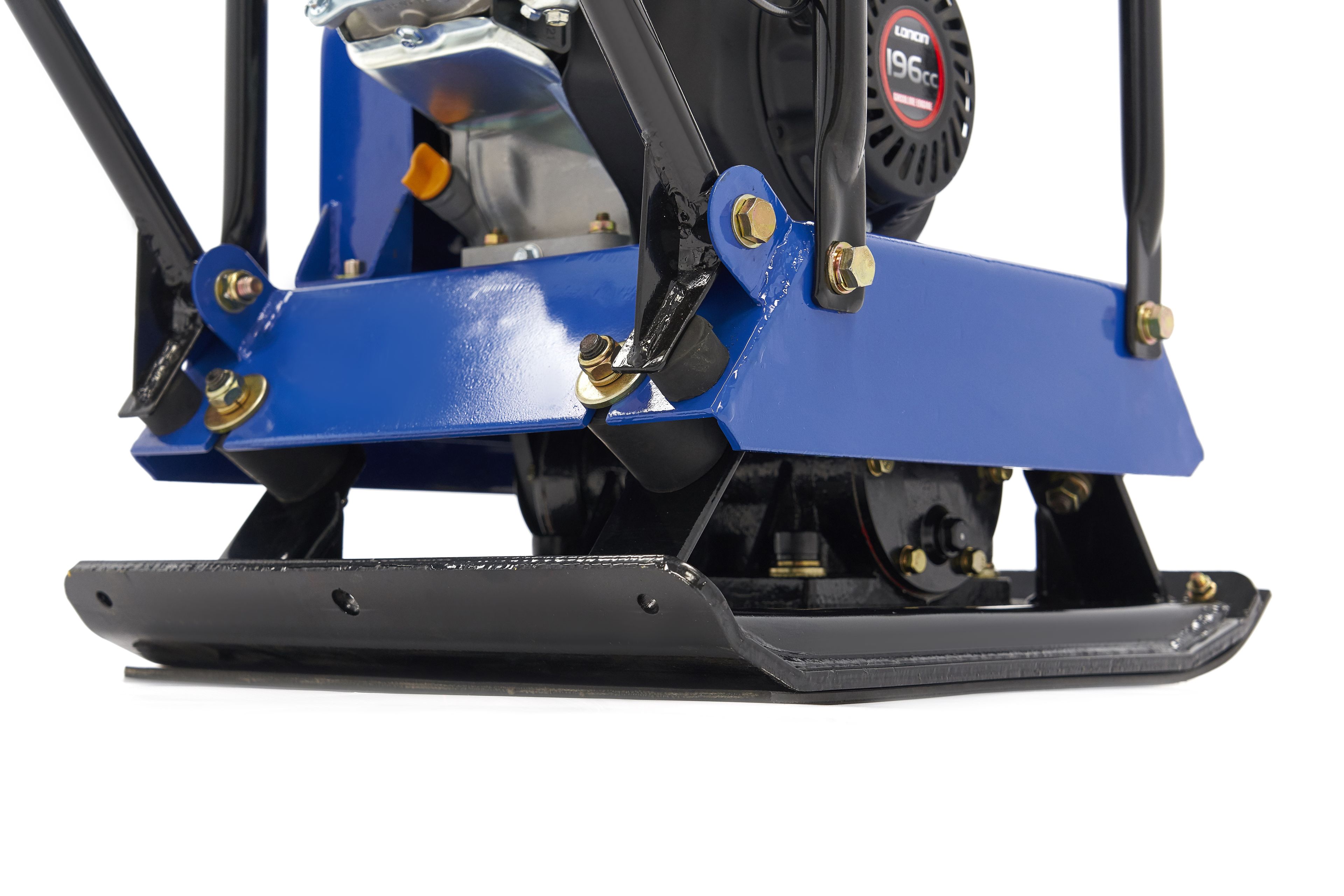 Plaque vibrante HBM Professional 6,5 HP avec roues et plaque de protection de pavage 15000N Image 6